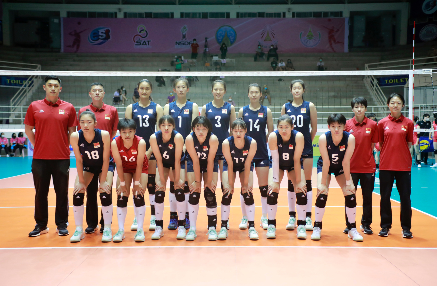 U18女排世锦赛，中国零封菲律宾，获小组赛两连胜，对手仅得2